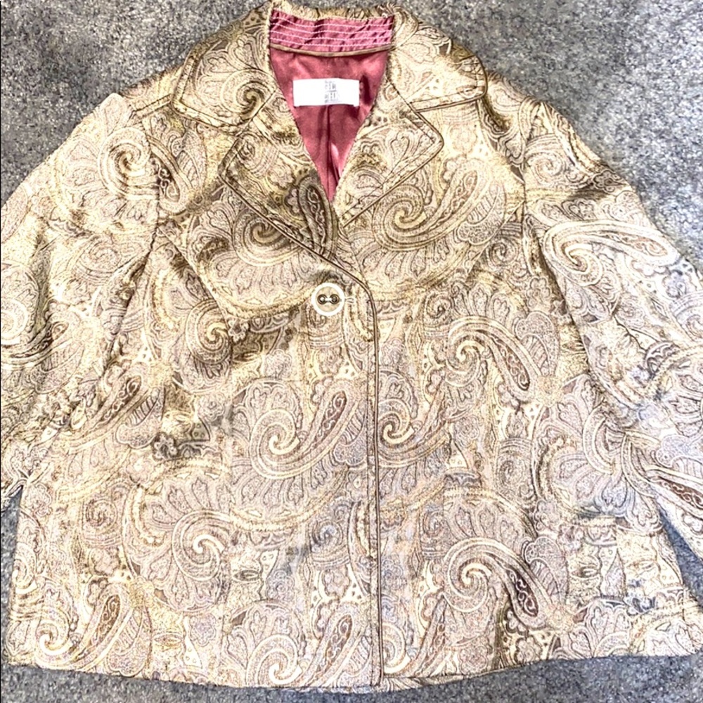 Badgley Mischka blazer very beautiful detailing.